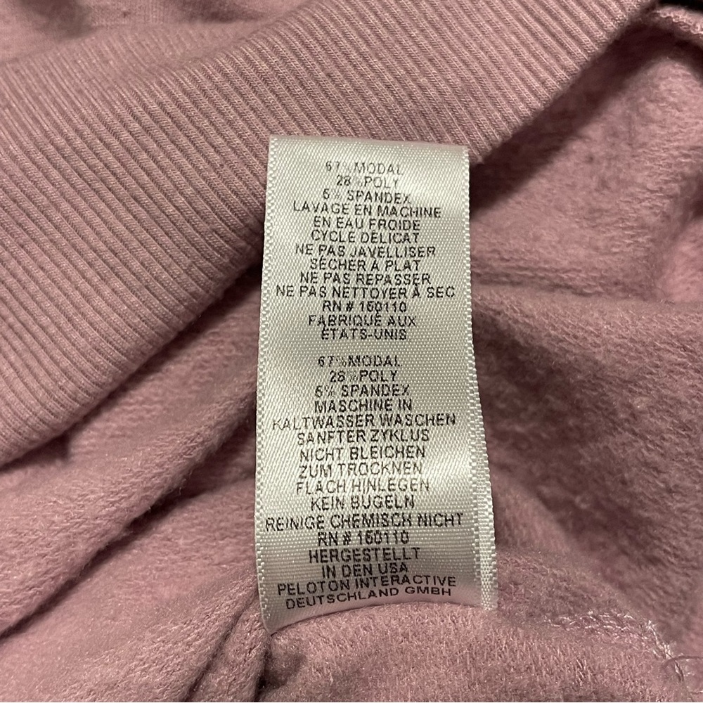 Peloton Show Up and Shine Side Slit Pullover Sweatshirt Size Large - Picture 7 of 12